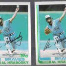 AL HRABOSKY (2) 1982 Topps #393.  BRAVES