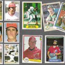 Early 80's MLB (11) Card Lot in Nice Shape w/ HOF / STARS