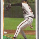 MIKE MUSSINA 1994 Topps Gold Insert #598.  ORIOLES