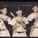 JOE D, MANTLE, Ted WILLIAMS 1993 Sports Stars USA (Gold Sigs) HOF Living Legends
