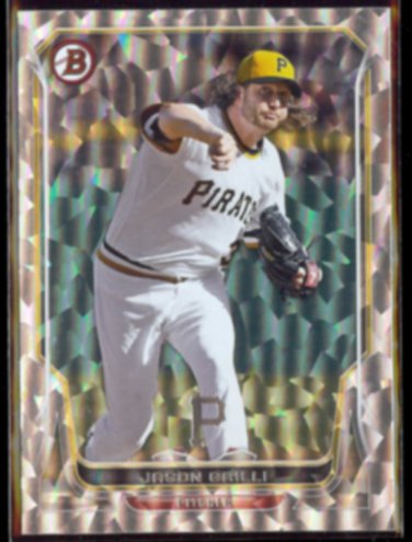 JASON  GRILLI 2014 Bowman Sparkle Insert #26.  PIRATES