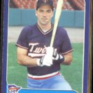 BILLY BEANE 1986 Fleer Update #U11.  TWINS