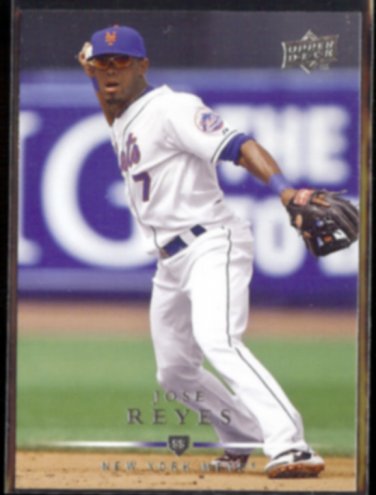 JOSE REYES 2008 Upper Deck #572.  METS