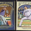 DAVID PRICE 2011 Topps Gypsy Queen Future Stars Insert #FS16 + GQ #83.  RAYS