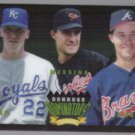 GREG MADDUX 1995 Donurss Dominators Insert #1 of 9 w/ Mussina + Cone.