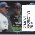 BARRY BONDS 1995 Donurss Dominators Insert #7 of 9 w/ Belle + Alou