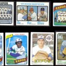 MONTREAL EXPOS (7) Card Lot w/ Andre Dawson + Tony Perez + Team Cards.