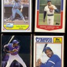 ANDRE DAWSON (4) Card 1980's Oddball Lot.  EXPOS / CUBS