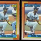FRANK THOMAS (2) 1990 Topps #1 Draft Pick #414.  WHITE SOX / AUBURN