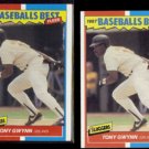 TONY GWYNN (2) 1987 Fleer Best Odds #17 of 44.  PADRES - Straight from Sets