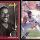 FRED McGRIFF 1991 Studio #247 + 1993 Flair #8.  PADRES