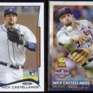 NICK CASTELLANOS 2014 Topps Rookie #195 + 2015 Opening Day #43.  TIGERS