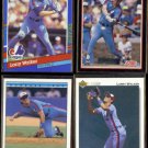 LARRY WALKER (4) Card Lot (1991 + 1992)  EXPOS