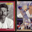 ROBIN YOUNT 1991 Studio #80 + 1993 Flair #232.  BREWERS