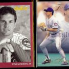 RYNE SANDBERG 1991 Studio #158 + 1993 Flair #20.  CUBS