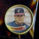 CARLTON FISK 1989 Topps Coin #40.  WHITE SOX