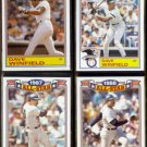 DAVE WINFIELD (4) Card Topps All Star Glossy Lot (1986 - 1989).  YANKEES