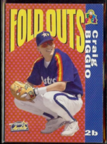 CRAIG BIGGIO 1994 Upper Deck Fun Pack Fold Outs #218.  ASTROS