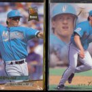 JEFF CONINE 1993 Ultra Rookie #371 + 1993 Flair #49.  MARLINS