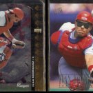 IVAN RODRIGUEZ 1994 Upper Deck SP #151 + 1996 Ultra #139.  RANGERS