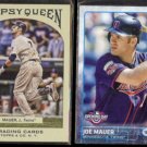 JOE MAUER 2011 Topps Gypsy Queen #31 + 2015 Topps Opening Day #68.  TWINS