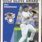 ALEX RODRIGUEZ 2004 Topps Gold Glove #701.  RANGERS
