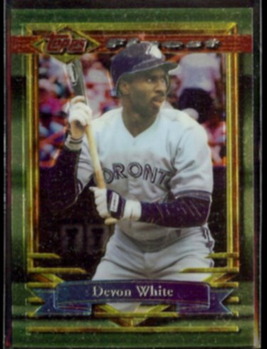 DEVON WHITE 1994 Topps Finest (PreProduction) Insert #125.  JAYS