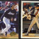 STEVE FINLEY 1994 Ultra #503 + 1993 Bowman #96.  ASTROS