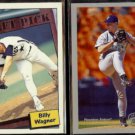 BILLY WAGNER 1994 Topps Draft #209 + 1999 Topps OD #62.  ASTROS