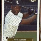 CARL EVERETT 1992 Fleer Excel Pre Rookie #207.  FT. LAUDERDALE