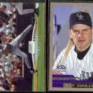 JEFF CIRILLO 1999 Stadium Club #287 + 2000 Topps #279.  BREWERS / ROCKIES