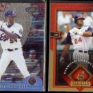 MILTON BRADLEY 2000 Topps Finest #246 + 2004 UD AS Lineup #26.  EXPOS / INDIANS