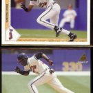 DEION SANDERS 1991 Upper Deck #743 + 1994 Pinnacle #174.  BRAVES