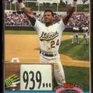 RICKEY HENDERSON 1991 Stadium Club Members Only.  A's