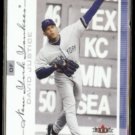 DAVE JUSTICE 2001 Fleer Genuine #21.  YANKEES