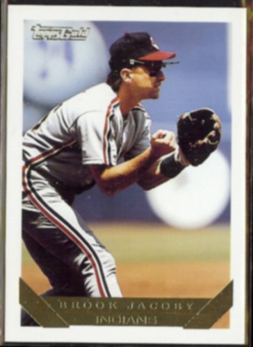 BROOK JACOBY 1993 Topps GOLD Insert #303.  INDIANS