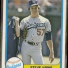 STEVE HOWE 1981 Fleer #136.  DODGERS
