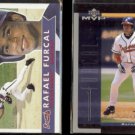 RAFAEL FURCAL 2001 Fleer Tradition #46 + 2001 UD MVP #168.  BRAVES