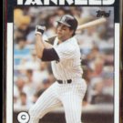 RON HASSEY 1986 Topps #157.  YANKEES