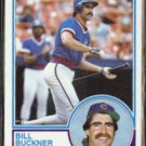 BILL BUCKNER 1983 Topps #250.  CUBS