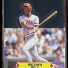ERIC DAVIS 1987 Leaf Pop Up N#OB.  REDS