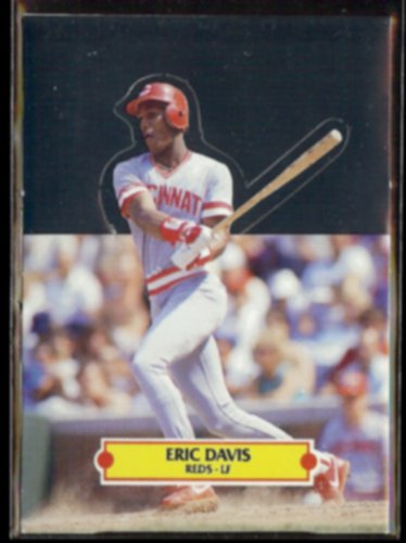 ERIC DAVIS 1987 Leaf Pop Up N#OB.  REDS