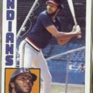 BAKE McBRIDE 1984 Topps Nestle #569.  INDIANS