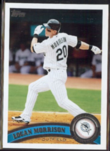 LOGAN MORRISON 2011 Topps #455.  MARLINS