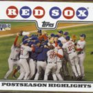 RED SOX 2008 Topps (Postseason Highlights) #234.  Sweep Rockies