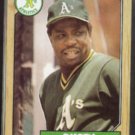 DUSTY BAKER 1987 Topps #565.  Oakland A's
