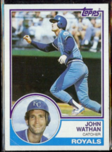 JOHN WATHAN 1983 Topps #746.  ROYALS
