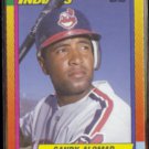 SANDY ALOMAR 1990 Topps Traded #2T.  INDIANS