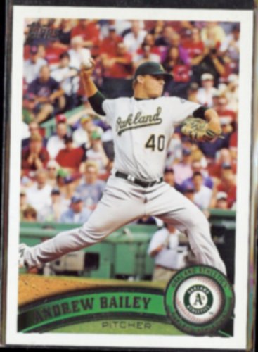 ANDREW BAILEY 2011 Topps #280.  A's