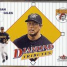 BRIAN GILES 2001 Fleer Tradition Diamond Tributes Insert #19 of 30DT.  PIRATES